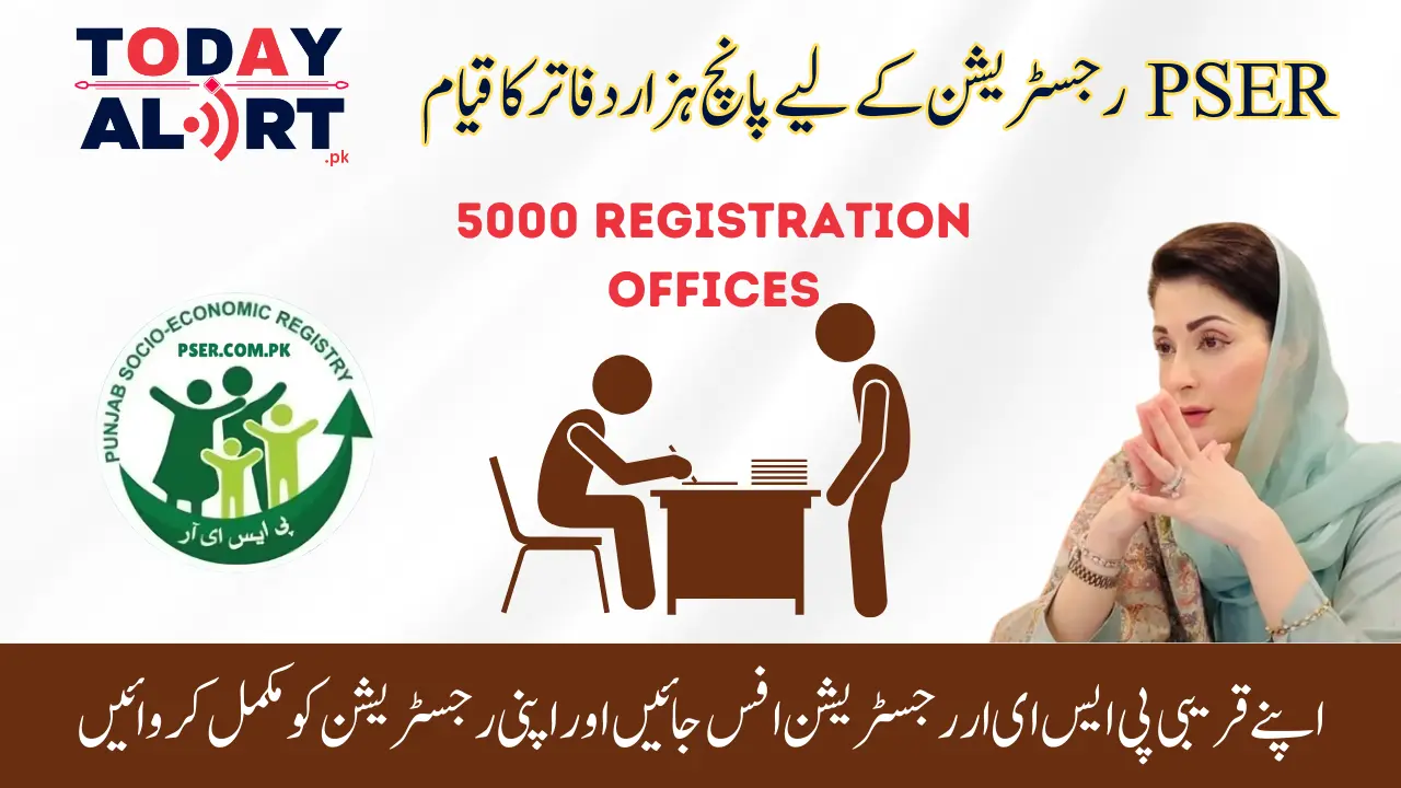 Establishment of 5000 PSER Registration Centers for PSER Registration In Punjab