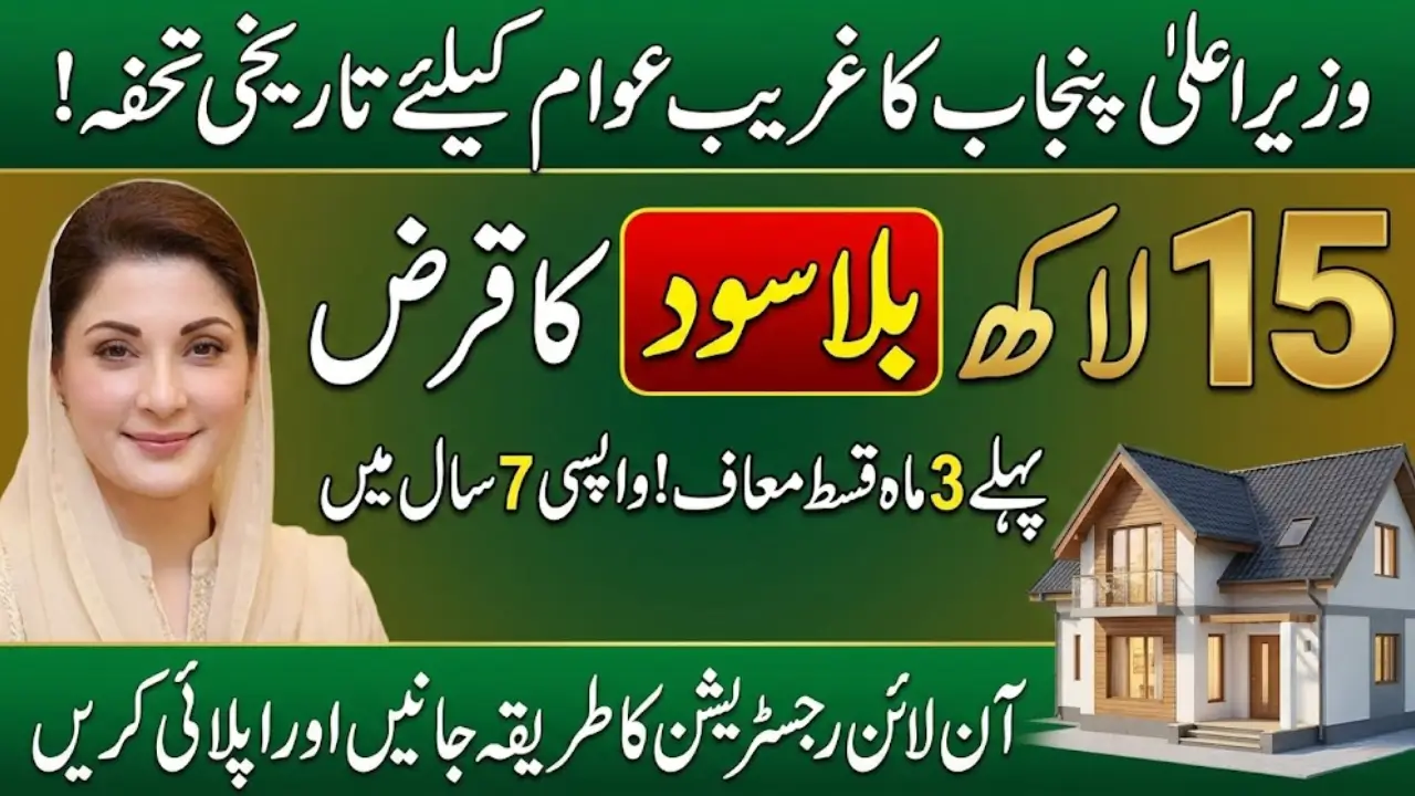 Maryam Nawaz 15 lakh Loan Scheme Online Apply (Latest Update)