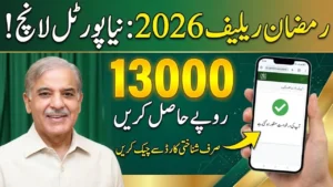 Pmrrp.nitb.gov.pk Web portal Luanched For 13000 Ramzan Relief Package