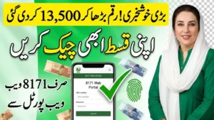 BISP 13500 Payment Check Online Through 8171 Portal & SMS Method 
